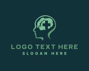 Memory - Clinical Cross Brain logo design