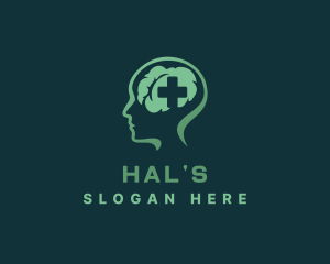Mental Health - Clinical Cross Brain logo design