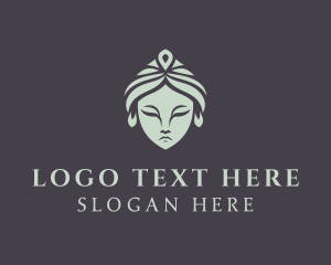 Tiara - Regal Crown Queen logo design