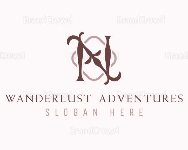 Elegant Ornamental Letter N Logo