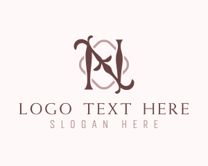 Perfume - Elegant Ornamental Letter N logo design