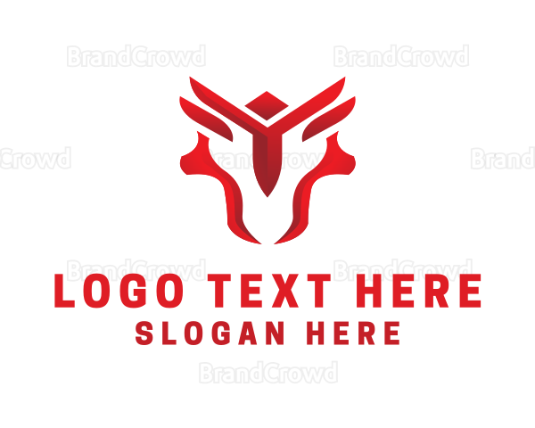 Modern Futuristic Mask Logo