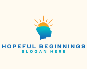 Hope - Mental Health Sun Therapy logo design