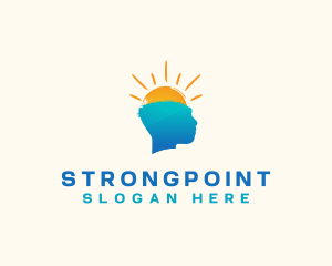 Neurology - Mental Health Sun Therapy logo design