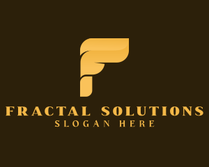 Creative Brand Letter F logo design