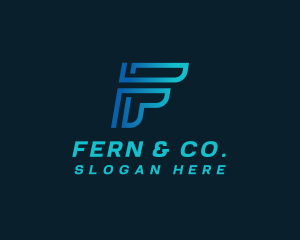 Business Agency Letter F logo design