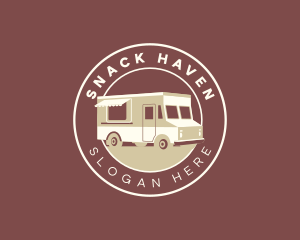 Food Truck Vehicle logo design