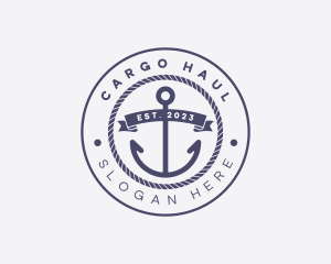 Sailor Anchor Rope logo design