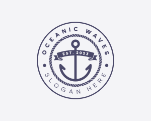 Vessel - Sailor Anchor Rope logo design