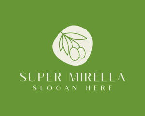 Natural - Minimalist Olive Fruit logo design