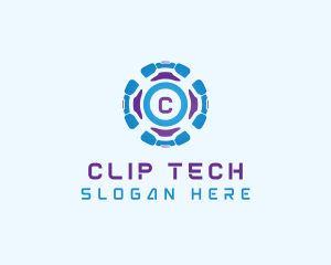 Cyber Tech Developer logo design