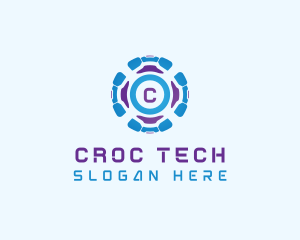 Cyber Tech Developer logo design