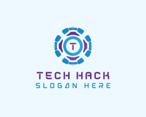 Cyber Tech Developer logo design