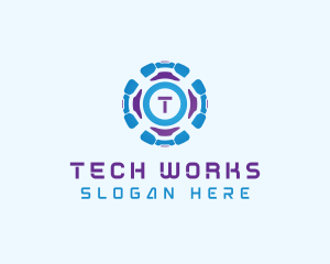 Cyber Tech Developer logo design