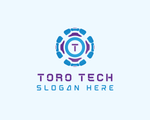 Cyber Tech Developer logo design