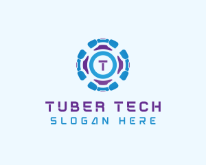 Cyber Tech Developer logo design