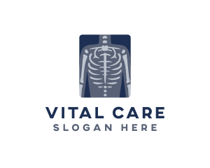 Medical X-ray Scan logo design