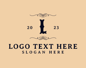 Wasteland - Vintage Ornate Elegant Western logo design