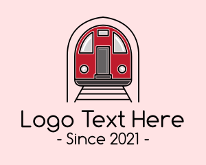Tunnel - Subway Train Station logo design