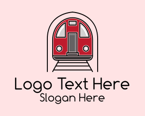 Subway Train Station Logo