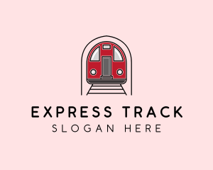 Train - Subway Train Station logo design