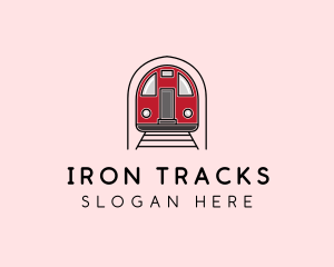 Railroad - Subway Train Station logo design