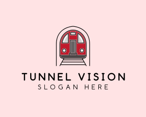 Subway Train Station logo design