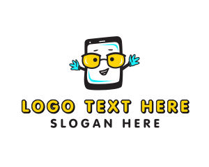 App Developer - Happy Phone Gadget logo design