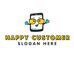 Happy Phone Gadget logo design