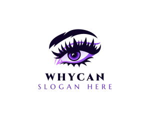 Eyebrow - Feminine Eyelashes Beauty logo design