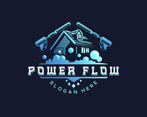 Power Washing Cleaning logo design