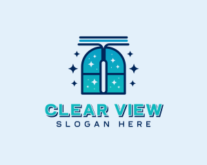 Window Wiper Cleaner logo design