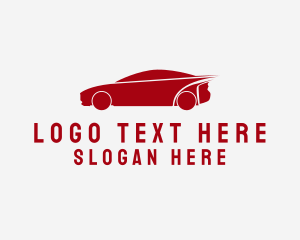 Panel Beater - Fast Car Sedan logo design