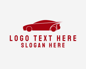 Automotive - Fast Car Sedan logo design