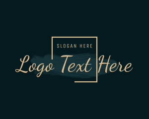 Script - Luxury Brand Wordmark logo design