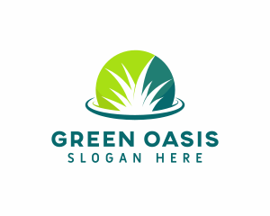 Vegetation - Grass Yard Gardening logo design