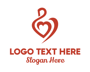 Stroke - Swan Heart Stroke logo design