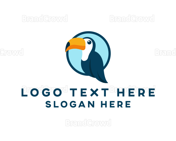 Toucan Bird Zoo Logo