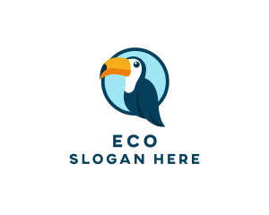 Toucan Bird Zoo Logo