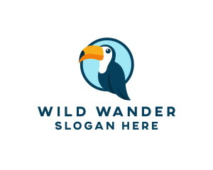 Toucan Bird Zoo logo design