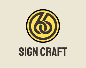 Sign - Sign Number 66 logo design