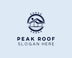 Roof Residential Roofing logo design