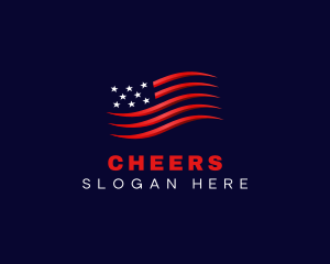 United States - National American Flag logo design