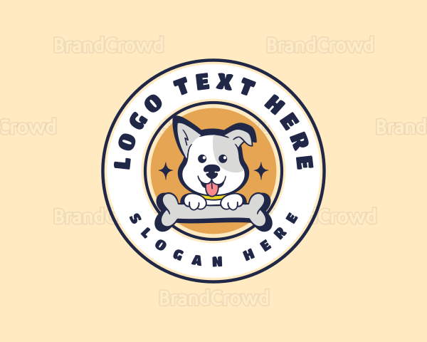 Dog Bone Treat Logo