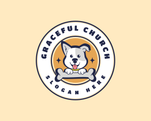 Dog Bone Treat Logo