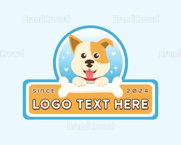 Puppy Dog Bone Logo