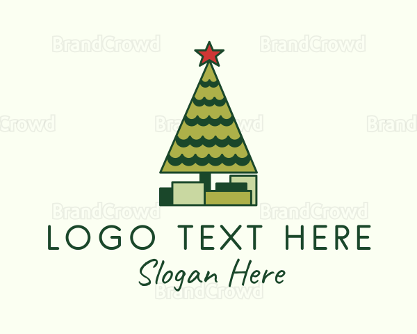 Christmas Tree Gift Logo