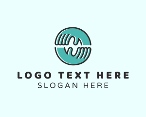 Reflexology - Healing Hand Massage logo design