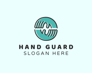 Glove - Healing Hand Massage logo design