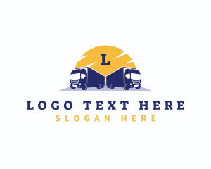 Trailer - Logistic Delivery truck logo design